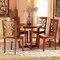 Baxton Studio Brava Modern and Contemporary Walnut Brown Finished Wood 5-Piece Dining Set 179-11388-10897-Zoro - alternate 7